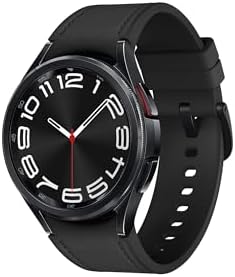 Samsung Galaxy Watch 6 Classic 43mm LTE Smartwatch, Rotating Bezel, Fitness Tracker, Personalized HR Zones, Advanced Sleep Coaching, Heart Monitor, BIA Sensor, Health Insights, US Version, Black