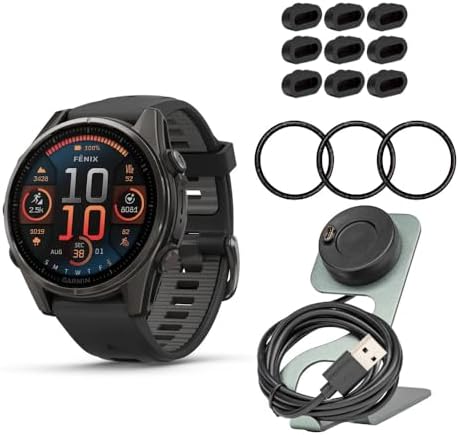Garmin Fenix 8 GPS Smartwatch 43mm Bundle