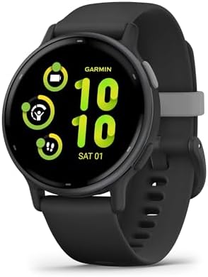 Garmin vívoactive 5, Health and Fitness GPS Smartwatch, AMOLED Display, Up to 11 Days of Battery (Renewed) (Slate)