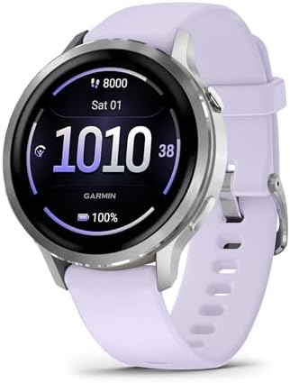 Garmin Venu 4, Advanced Fitness Smartwatch, 41mm, Periwinkle Silicone