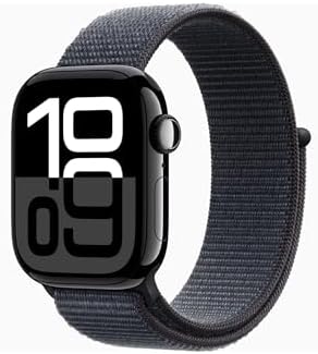 Apple Watch Series 10 [GPS + Cellular, 46mm] - Jet Black Aluminum Case with Ink ...