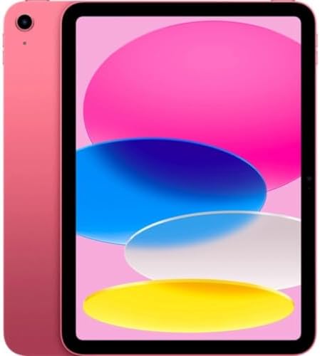 Apple 2022 iPad 10.9-inch, Wi-Fi, 64GB - Pink (Renewed)
