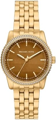 Michael Kors Bryant Chronograph Women's Watch, Stainless Steel and Pavé Crystal Watch for Women