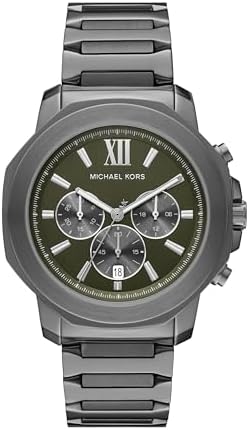 Michael Kors Prescott Stainless Steel Bracelet or Silicone Band Men's Watch
