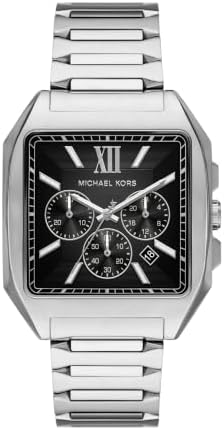 Michael Kors Hayes Square Sports Men's Watch, Stainless Steel Watch for Men