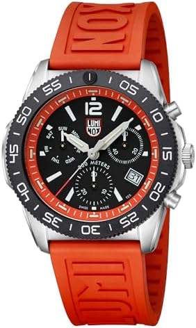 Luminox XS.3149 Men's Ronda Z60 Watch, Black Dial, Orange Band