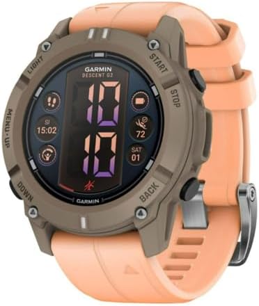 Garmin Descent G2, Watch-Style Dive Computer, 46mm, Paloma