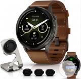 Garmin Venu 4 Health Fitness GPS Smartwatch 45mm AMOLED Bundle